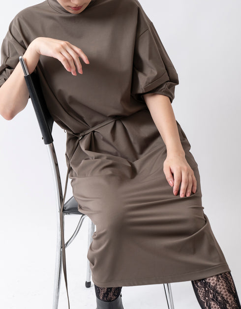 ランタン7分袖ワンピース