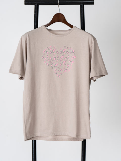 花びらハートTシャツ
