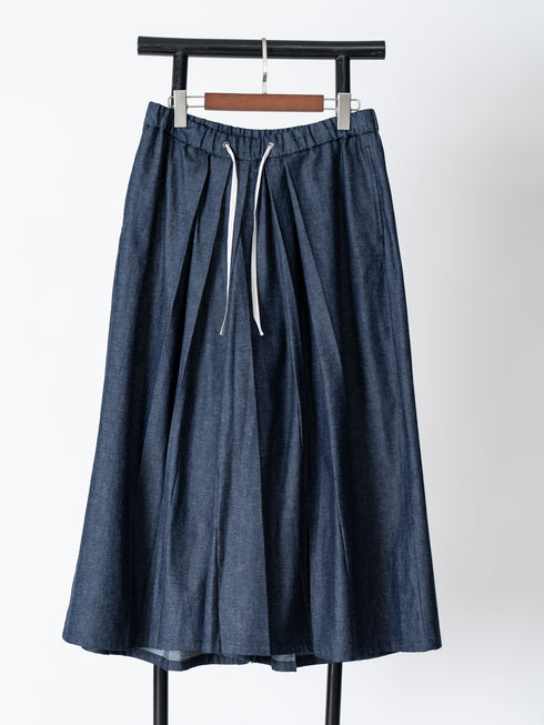 デニムイージーハカマ(二つ巴)