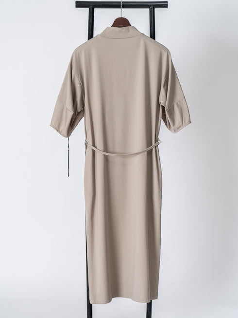 ランタン7分袖ワンピース