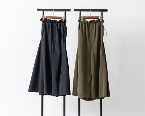 和ウエストゴム袴スカート
