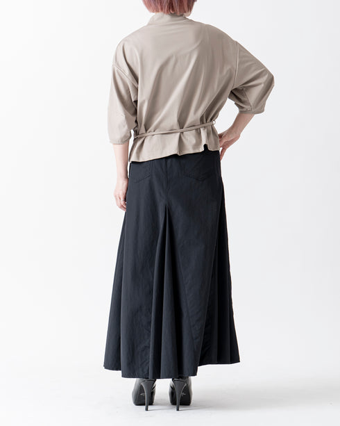 和ウエストゴム袴スカート