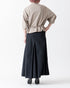 和ウエストゴム袴スカート
