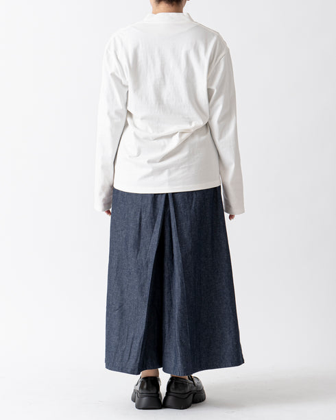 デニムイージーハカマ(二つ巴)