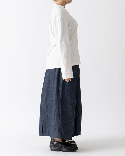 デニムイージーハカマ(二つ巴)