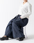 デニムイージーハカマ(二つ巴)