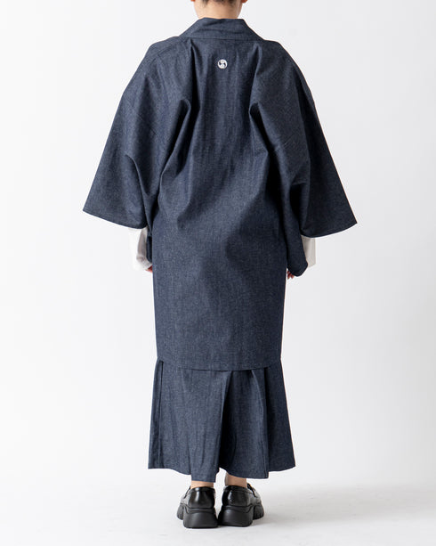 デニムオリジナルハオリ(二つ巴)