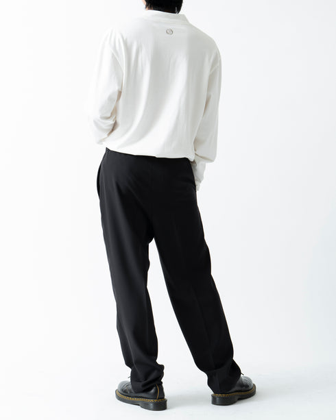 Unisex 和ウエストゴム テーパードパンツ