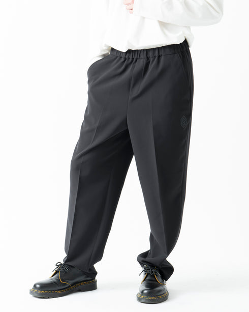 Unisex 和ウエストゴム テーパードパンツ