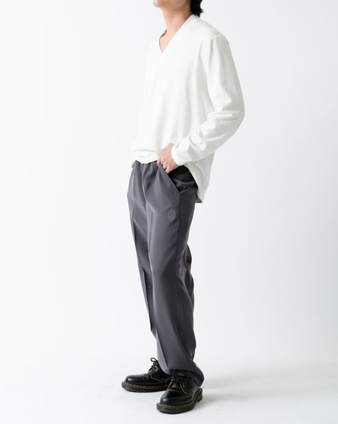 Unisex 和ウエストゴム テーパードパンツ