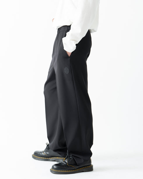 Unisex 和ウエストゴム テーパードパンツ