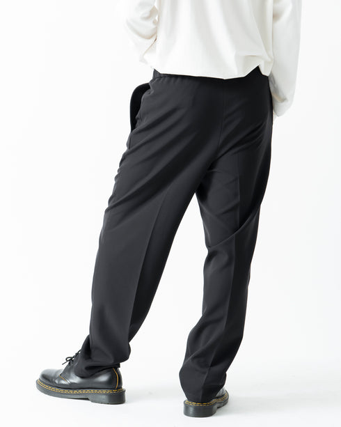 Unisex 和ウエストゴム テーパードパンツ