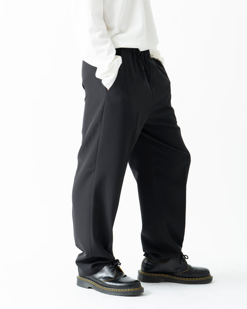 Unisex 和ウエストゴム テーパードパンツ