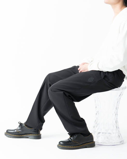 Unisex 和ウエストゴム テーパードパンツ