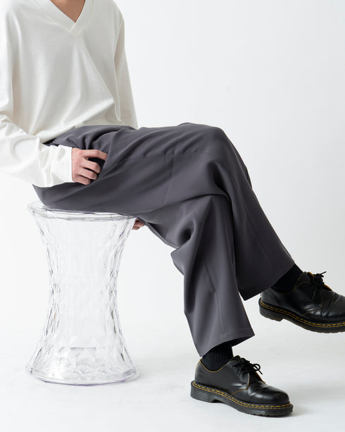 Unisex 和ウエストゴム テーパードパンツ