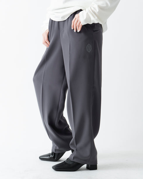 Unisex 和ウエストゴム テーパードパンツ