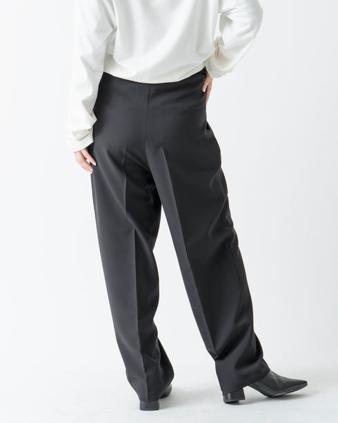 Unisex 和ウエストゴム テーパードパンツ