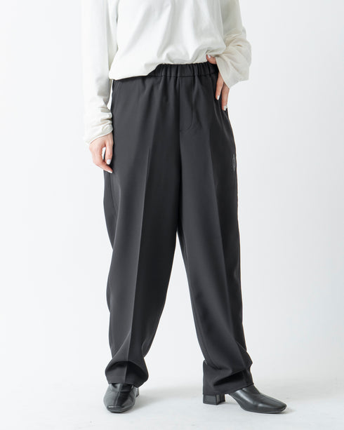 Unisex 和ウエストゴム テーパードパンツ