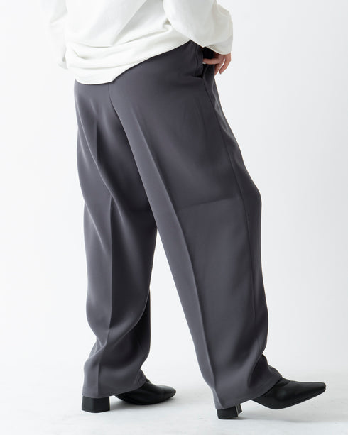 Unisex 和ウエストゴム テーパードパンツ