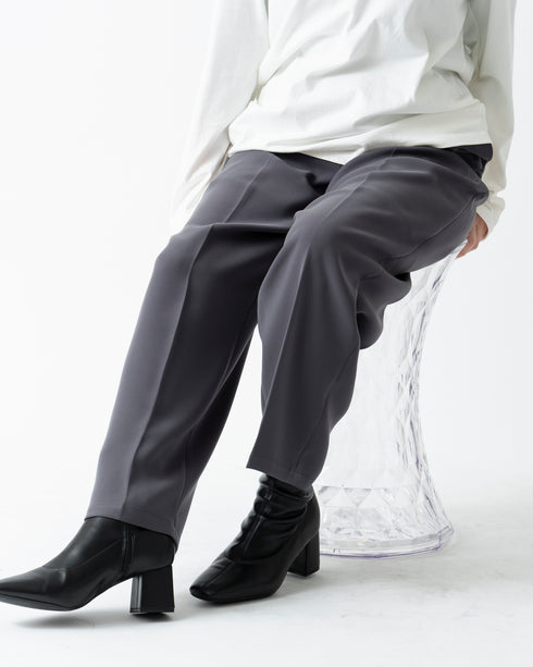 Unisex 和ウエストゴム テーパードパンツ