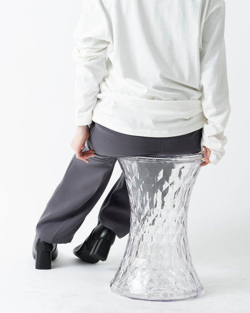 Unisex 和ウエストゴム テーパードパンツ