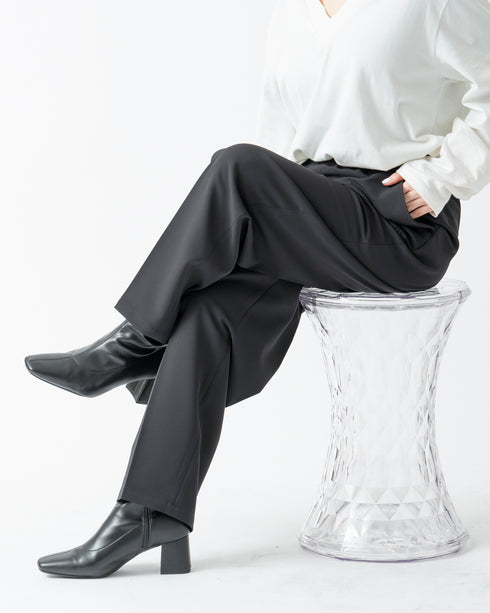 Unisex 和ウエストゴム テーパードパンツ