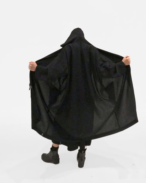 UNISEX LONG FLARE HOODIE