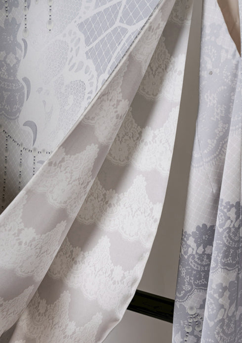 【振袖ドレス】蝶 ホワイトレース