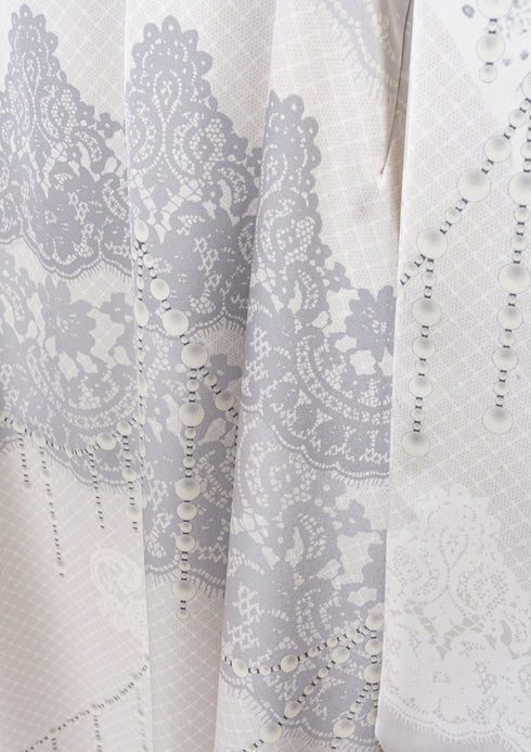 【振袖ドレス】蝶 ホワイトレース