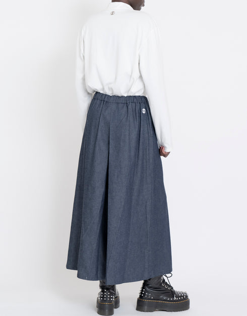 デニムイージーハカマ(二つ巴)