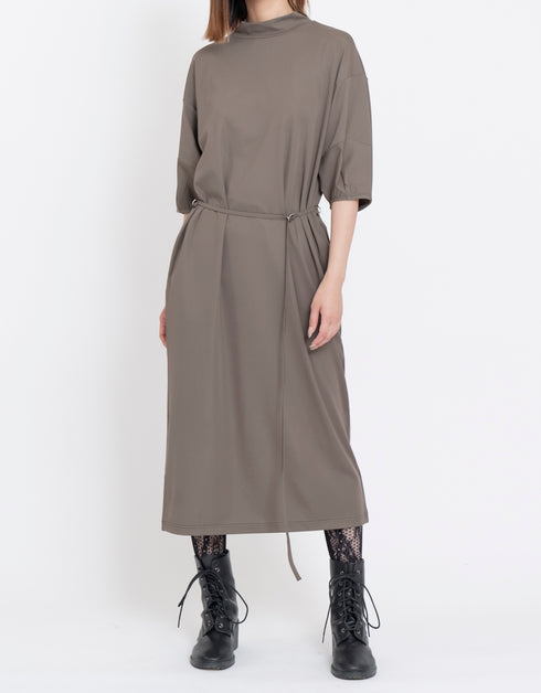 ランタン7分袖ワンピース