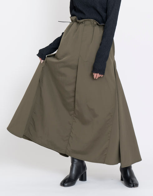 和ウエストゴム袴スカート