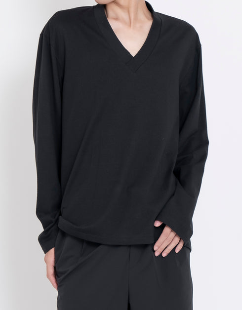 ジュバンロングスリーブティーシャツ(二つ巴)