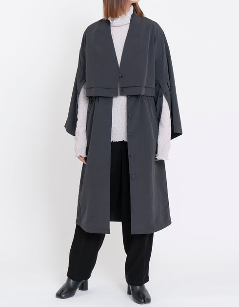 和ポンチョ&ジレワンピース