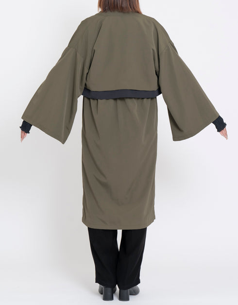 和ポンチョ&ジレワンピース