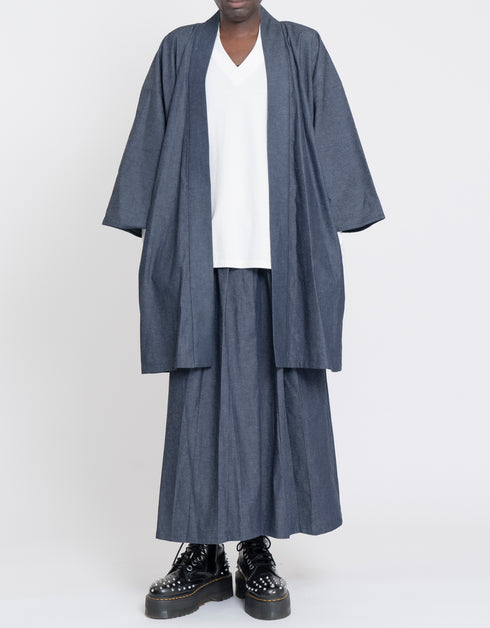 デニムオリジナルハオリ(二つ巴)