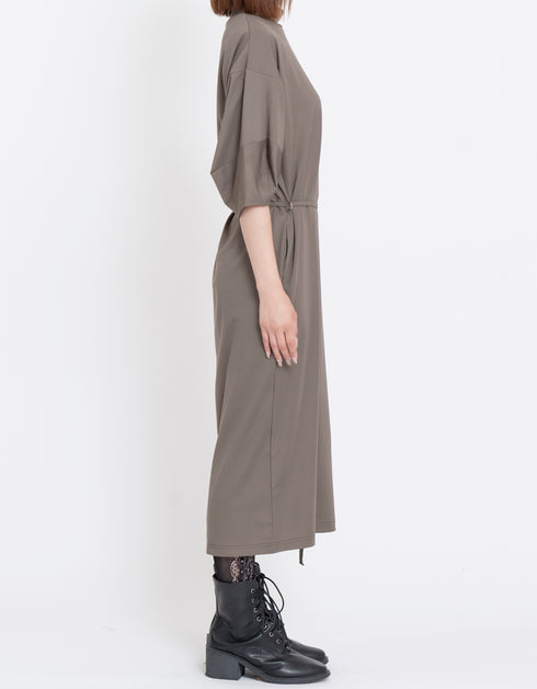 ランタン7分袖ワンピース