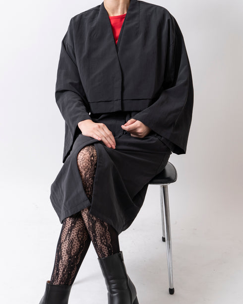 和ポンチョ&ジレワンピース