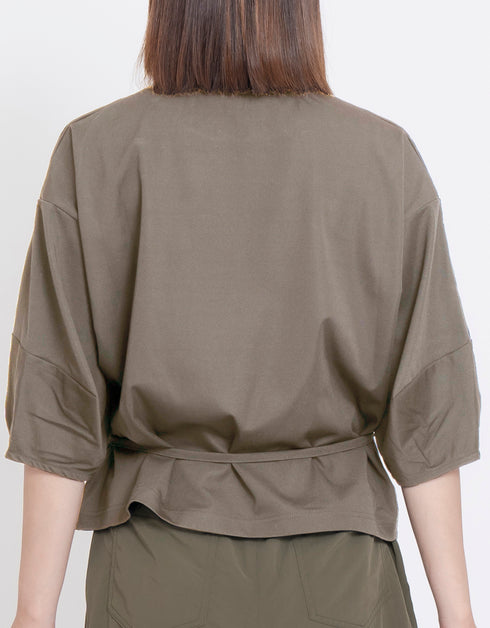 ランタン7分袖プルオーバー