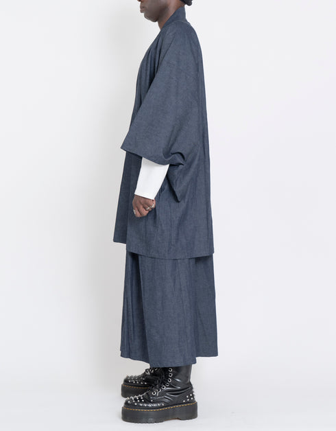 デニムオリジナルハオリ(二つ巴)