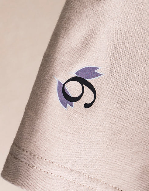 Unisex 花びら69丸首Tシャツ