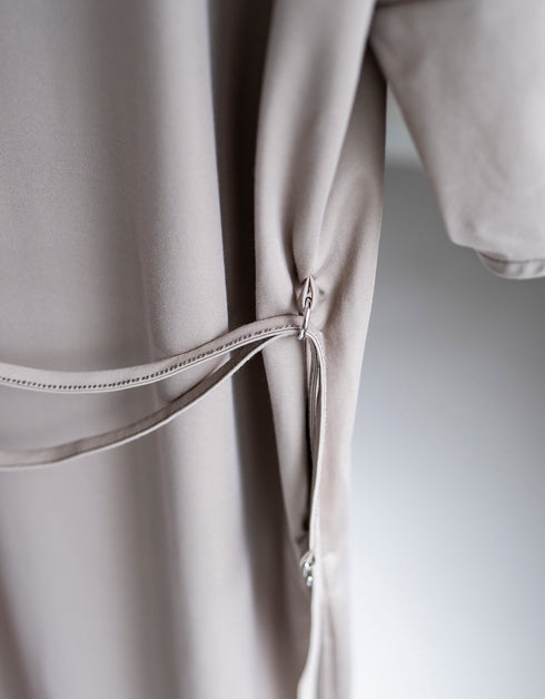 ランタン7分袖ワンピース