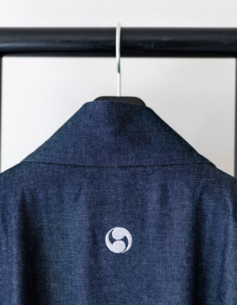 デニムオリジナルハオリ(二つ巴)