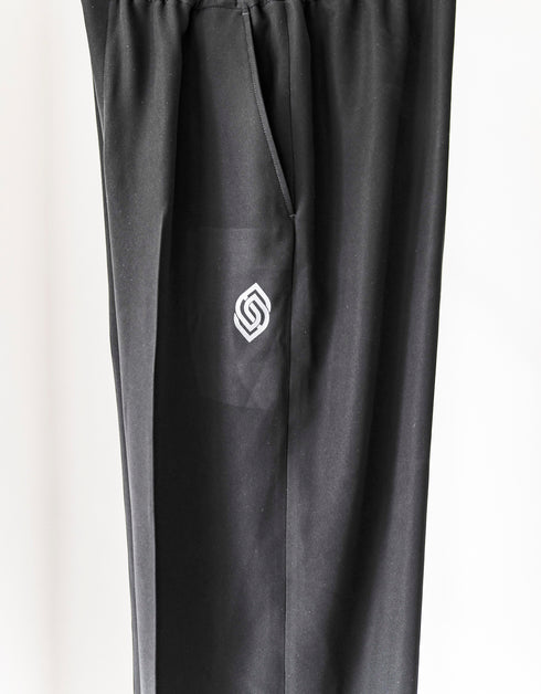 Unisex 和ウエストゴム テーパードパンツ