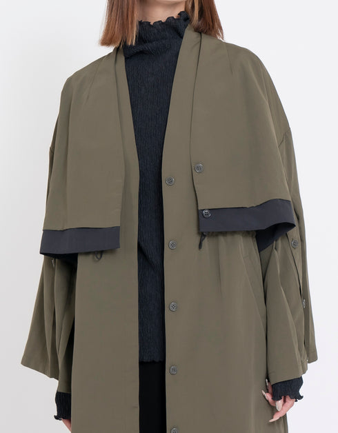 和ポンチョ&ジレワンピース