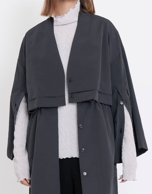 和ポンチョ&ジレワンピース