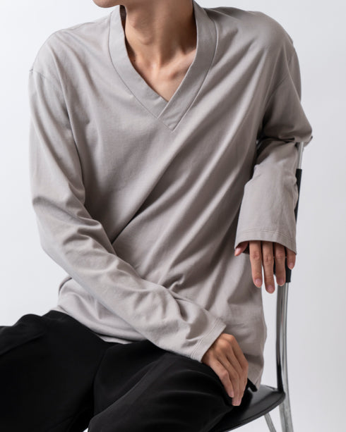 ジュバンロングスリーブティーシャツ(二つ巴)