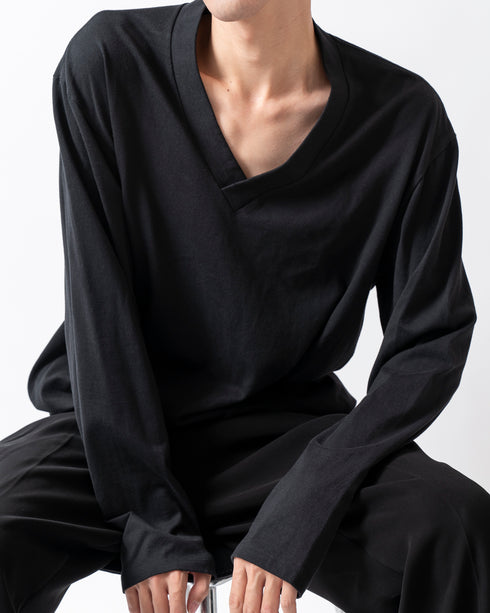 ジュバンロングスリーブティーシャツ(二つ巴)